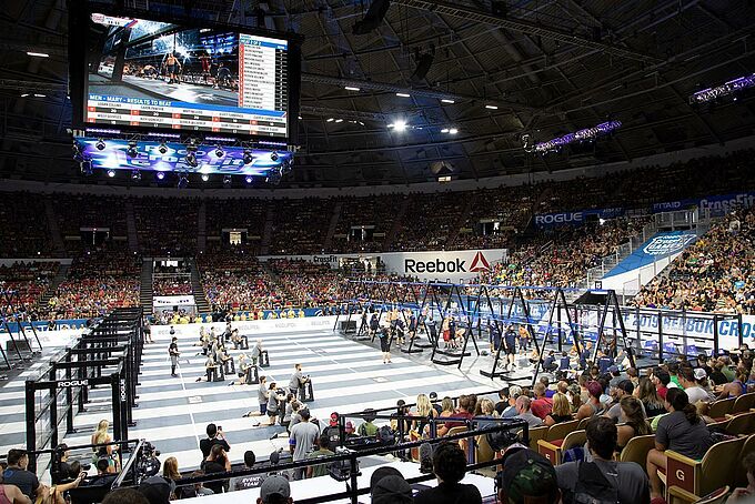 Revêtement sportif officiel pour les CrossFit Games. Revêtement sportif officiel pour les CrossFit Games.