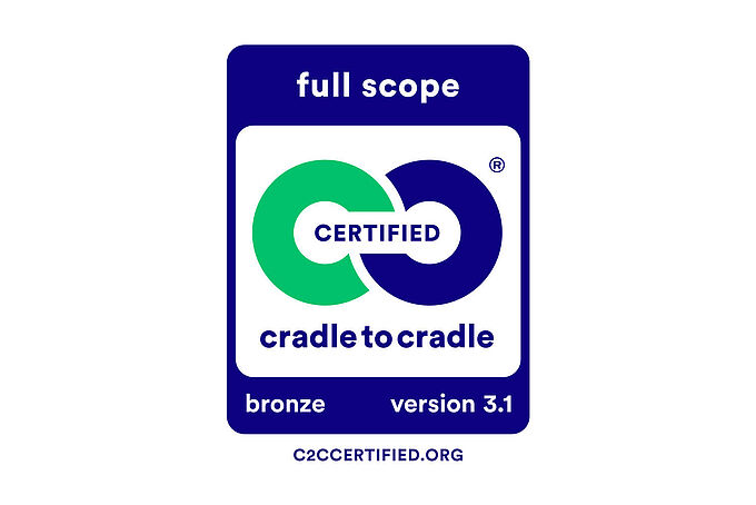 UN JALON POUR L'AVENIR : CRADLE TO CRADLE CERTIFIED® BRONZE UN JALON POUR L'AVENIR : CRADLE TO CRADLE CERTIFIED® BRONZE