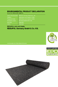 Déclaration environnementale de produit